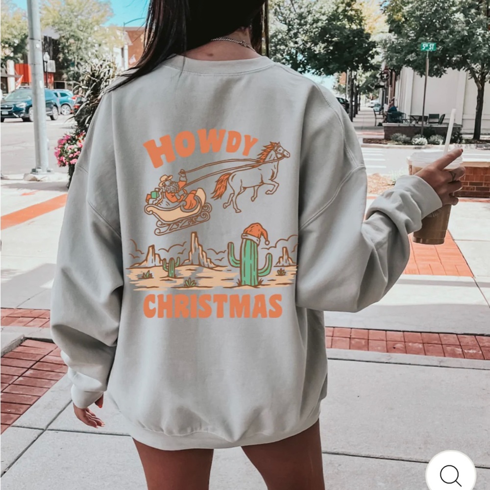 Howdy Christmas sweatshirt